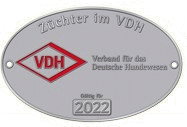 VDH Züchter Plakette 2022